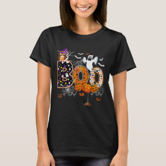 オバケ フクロウ かぼちゃ ハロウィン メンズ レディース K Tシャツ
