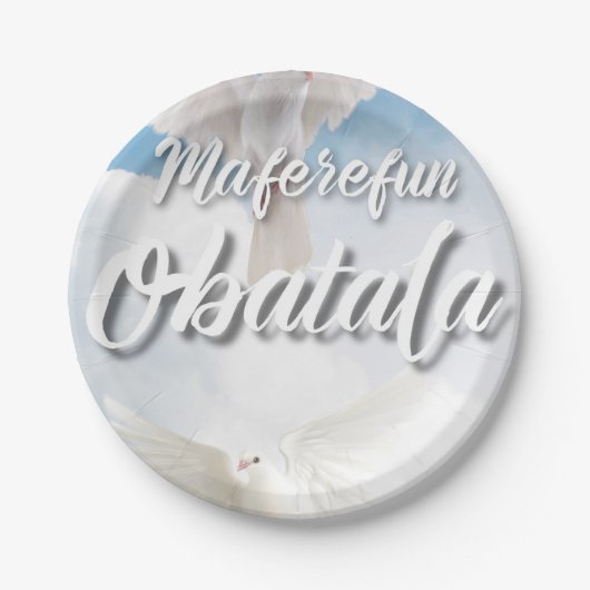 オバタラプレート ペーパープレート (正面)