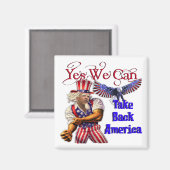 オバマおじさんYesアメリカを取り戻せる マグネット (正面/裏面)