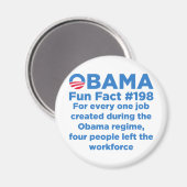 オバマおもしろい事実 マグネット (正面/裏面)