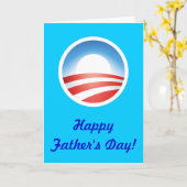 オバマからの幸せな父の日! カード (黄色い花)