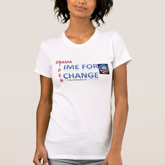 オバマかバイデン氏 Tシャツ (正面)