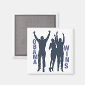 オバマが勝利 マグネット (正面/裏面)