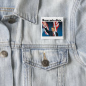 オバマが履歴ボタンを作成 缶バッジ (インサイチュ)