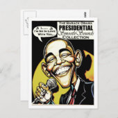 オバマが歌う!(2012) ポストカード (正面/裏面)