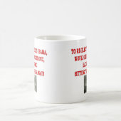オバマとタイタニック コーヒーマグカップ (中央)