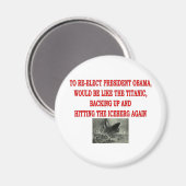 オバマとタイタニック マグネット (正面/裏面)