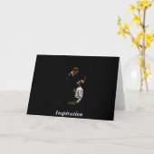 オバマと少年 カード (黄色い花)