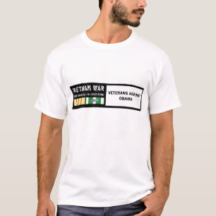 オバマに対するベトナム戦争の退役軍人 Tシャツ