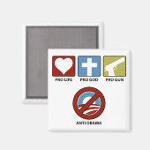 オバマに対する原則 マグネット (正面/裏面)