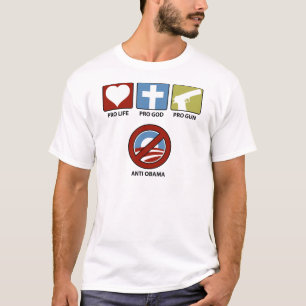 オバマに対するPrincples Tシャツ