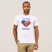 オバマのためのナース Tシャツ (正面フル)