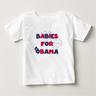オバマのためのベビー ベビーTシャツ
