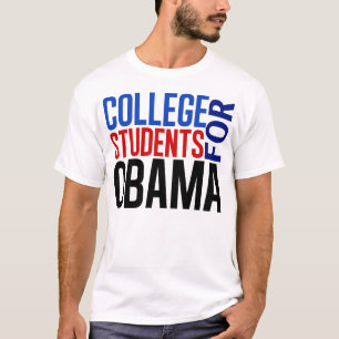 オバマのための大学生 Tシャツ