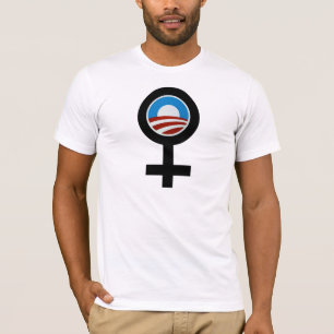 オバマのための女性 Tシャツ