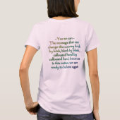 オバマのための石 Tシャツ (裏面)