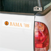 オバマのためのBama バンパーステッカー (トラック上)