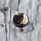 オバマのためのSeimei-のクールな猫 缶バッジ (インサイチュ)