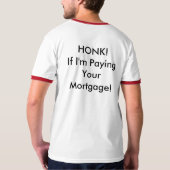 オバマのにせ物のワウ! Tシャツ (裏面フル)