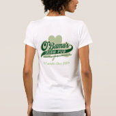 オバマのアイルランドのパブのTシャツ Tシャツ (裏面)