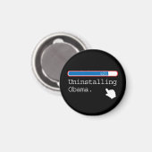 オバマのアンインストール マグネット (正面/裏面)