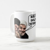 オバマのイラン協定 コーヒーマグカップ (正面左)