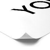 オバマのカスタマイズ可能なポスター ポスター (角)