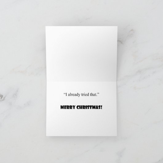 ""オバマのクリスマスカードを浪費しないで下さい シーズンカード (内部)