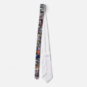 オバマのコラージュのタイ ネクタイ (裏面)