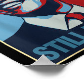 オバマのシャツはまだ私の男バラクオバマの贈り物 ポスター (角)