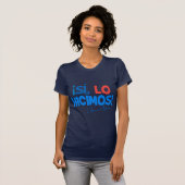 オバマのスペインのなYes私達は就任式をしました Tシャツ (正面フル)