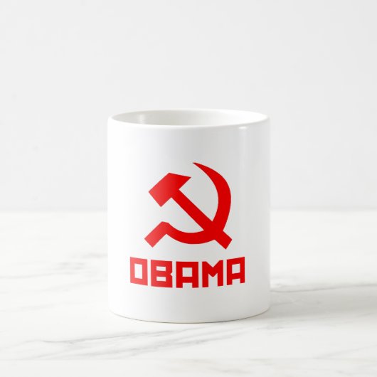 オバマのソ連国旗 コーヒーマグカップ (中央)