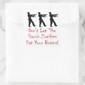 オバマのゾンビに脳食べを任せろ! スクエアシール (バッグ)