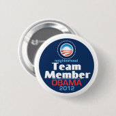 オバマのチーム・メンバー 缶バッジ (正面&裏面)
