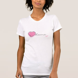 オバマのハートのワイシャツ Tシャツ