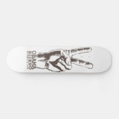 オバマのバイデン氏の平和スケートボード スケートボード (横)