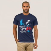オバマのバスケットボールのワイシャツ Tシャツ (正面フル)
