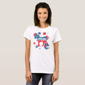 オバマのペンキ Tシャツ (正面フル)
