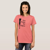 オバマのホット・ママ Tシャツ (正面フル)