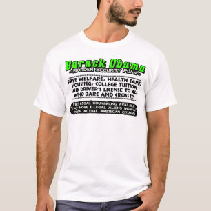 オバマのボーダー保証計画 Tシャツ