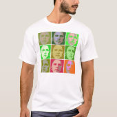 オバマのポップアートのスタイル Tシャツ (正面)