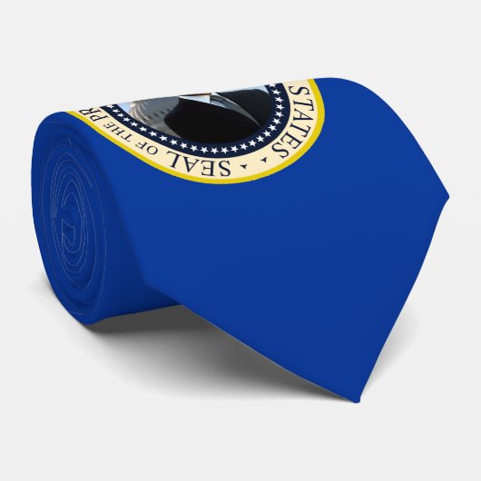 オバマのポートレートの大統領のなシール力のタイ ネクタイ (ロール)