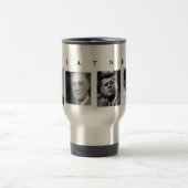 オバマのマグ: 偉大さのリンカーンFDR JFKオバマ旅行 トラベルマグ (中央)