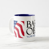 オバマのマグ(多数利用できるマグのスタイル) ツートーンマグカップ (正面左)