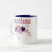 オバマのママ ツートーンマグカップ (正面左)