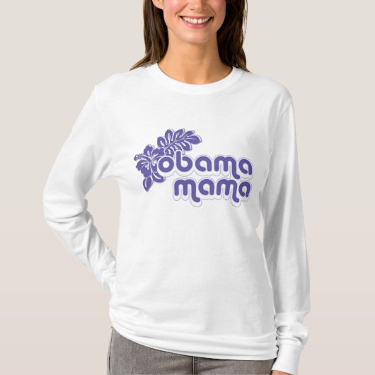 オバマのママ Tシャツ (正面)