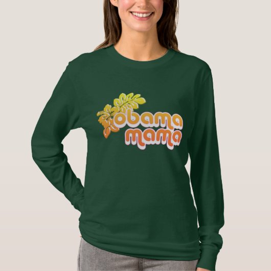 オバマのママ Tシャツ (正面)