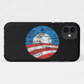 オバマのロゴの動揺してなiPhone 5のCase mateの場合 Case-Mate iPhoneケース (裏面(横))