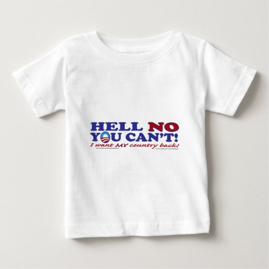 オバマのロゴ ベビーTシャツ (正面)