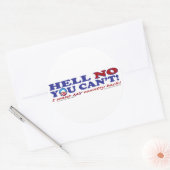 オバマのロゴ ラウンドシール (封筒)